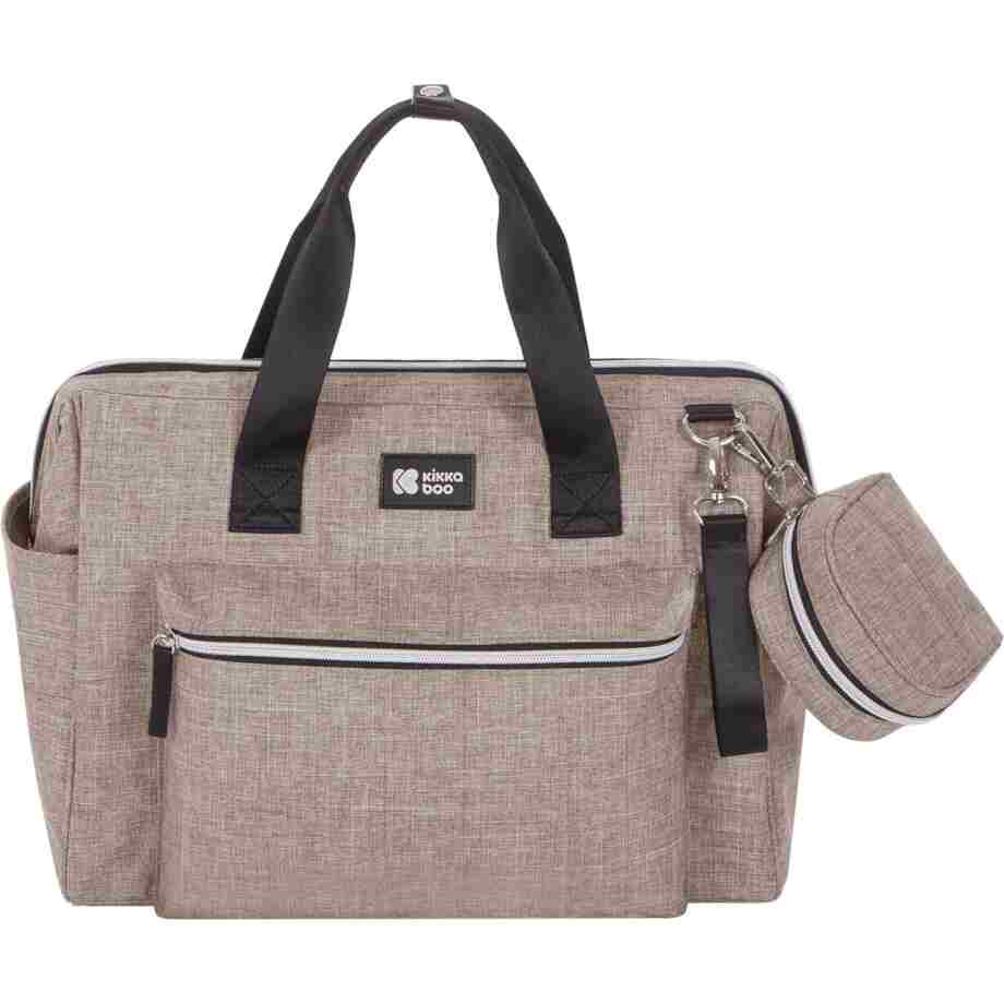 kikkaboo torba za mame maxi beige od 100% poliestera