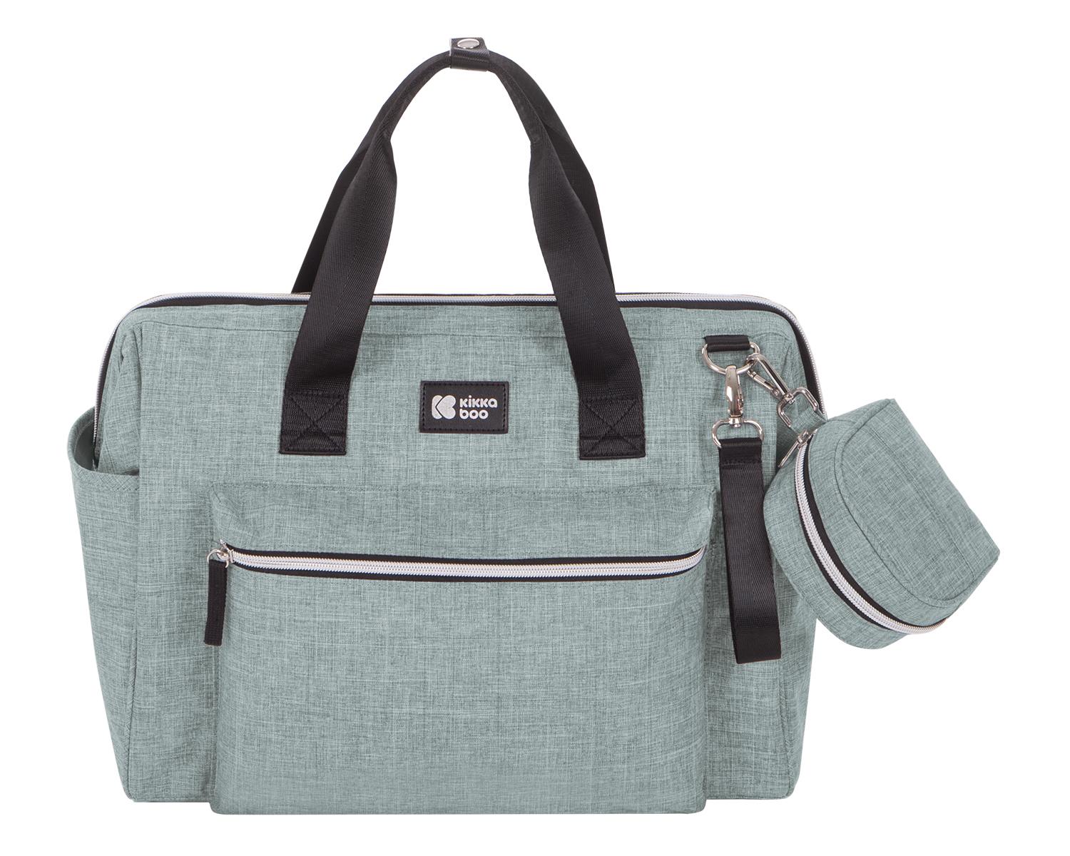kikkaboo torba za mame maxi mint moderna torba