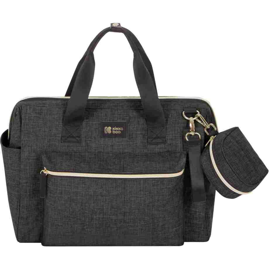 kikkaboo torba za mame maxi black od poliestera
