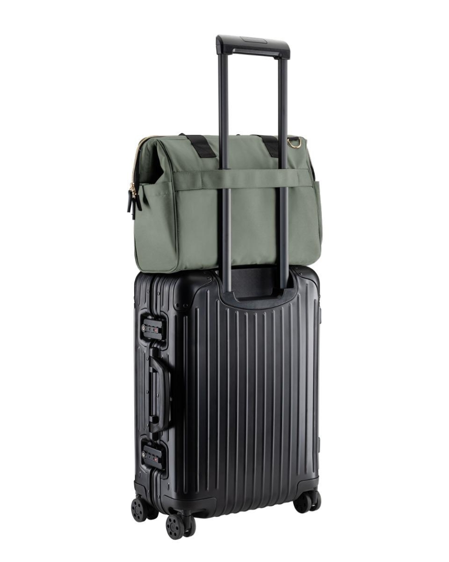kikkaboo torba za mame army green od poliestera pogled sa strane