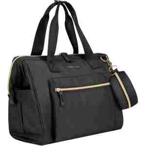 kikkaboo torba za mame premium black detalj