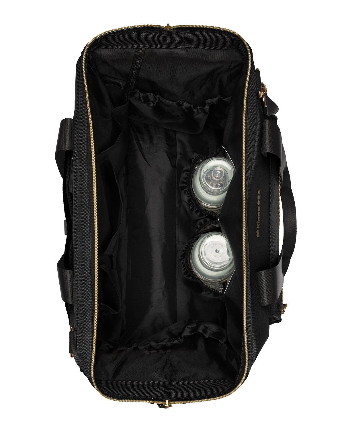 kikkaboo torba za mame premium black zadnja strana