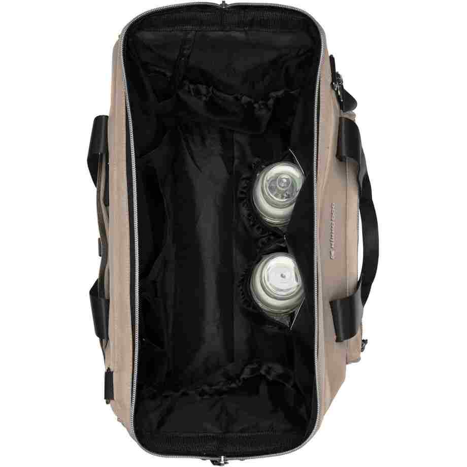 kikkaboo torba za mame maxi premium beige pogled sa strane