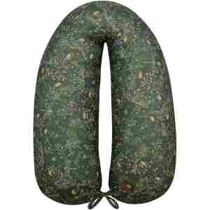 KikkaBoo Jastuk za trudnice i dojenje 2in1 Secret Garden Green