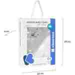 KikkaBoo Peškir sa kapuljačom 90x90 cm Joyful Mice - Slika 6