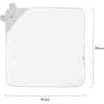 KikkaBoo Peškir sa kapuljačom 90x90 cm Joyful Mice - Slika 4