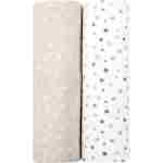 KikkaBoo Pelene od muslina set 2 pcs 80x80 Dots Beige - Slika 1