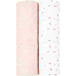 KikkaBoo Pelene od muslina set 2 pcs 80x80 Confetti Pink KikkaBoo Pelene od muslina set 2 pcs 80x80 Confetti Pink - Slika 1
