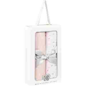 KikkaBoo Pelene od muslina set 2 pcs 80x80 Confetti Pink KikkaBoo Pelene od muslina set 2 pcs 80x80 Confetti Pink - Slika 2