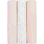 KikkaBoo Pelene od muslina set 3 pcs 100x100 Confetti Pink - Slika 1