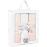 KikkaBoo Pelene od muslina set 3 pcs 100x100 Confetti Pink - Slika 2