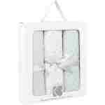 KikkaBoo Pelene od muslina set 3 pcs 100x100 Dots Blue - Slika 2