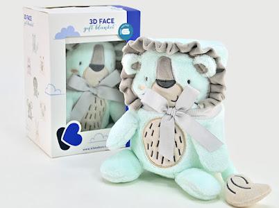 KikkaBoo Baby ćebence sa 3D vezom 75x100 Jungle King