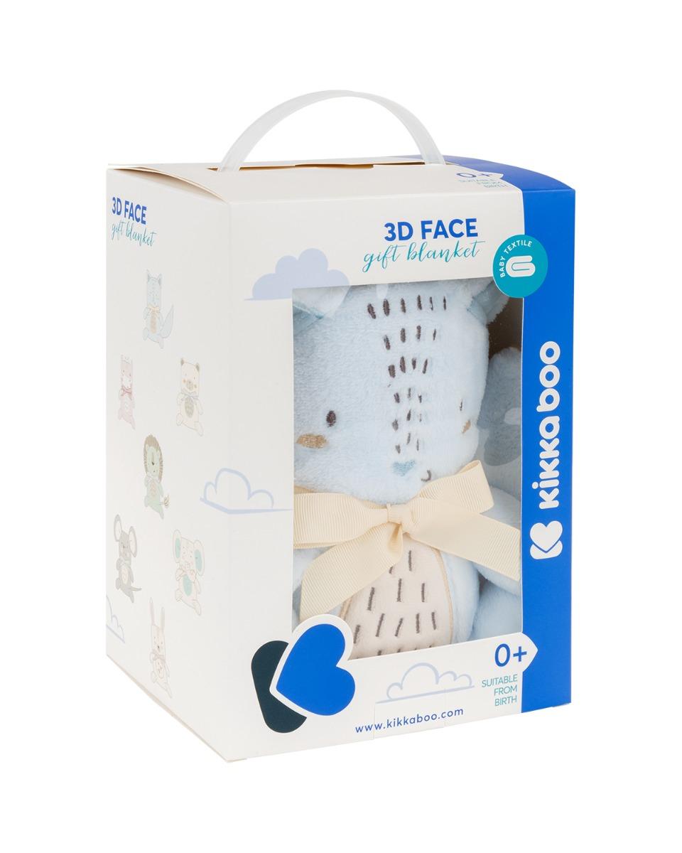 KikkaBoo Baby ćebence sa 3D vezom 75x100 Little Fox
