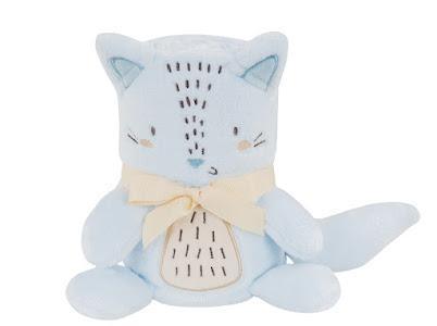 KikkaBoo Baby ćebence sa 3D vezom 75x100 Little Fox