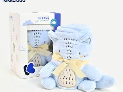 KikkaBoo Baby ćebence sa 3D vezom 75x100 Little Fox