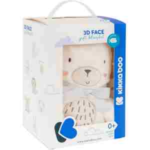 KikkaBoo Baby ćebence sa 3D vezom 75x100 My Teddy - Slika 1