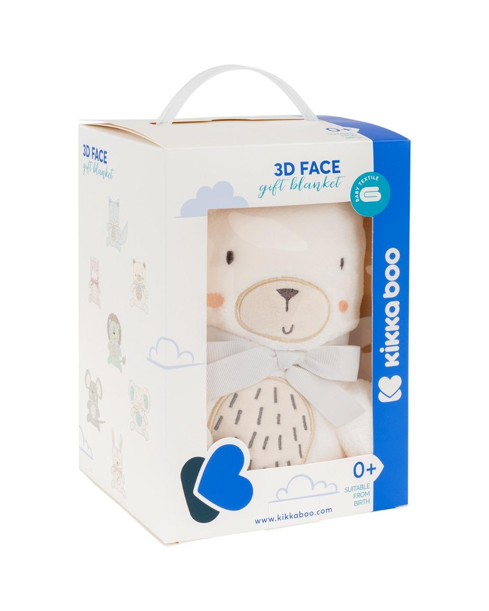 KikkaBoo Baby ćebence sa 3D vezom 75x100 My Teddy