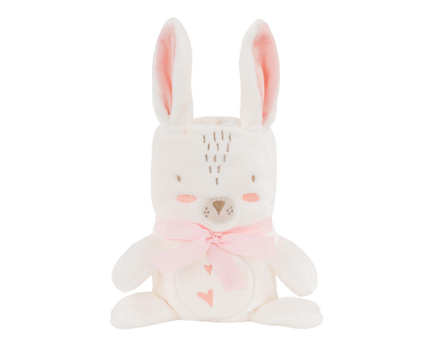 KikkaBoo Baby ćebence sa 3D vezom 75x100 Rabbits in Love KikkaBoo Baby ćebence sa 3D vezom 75x100 Rabbits in Love