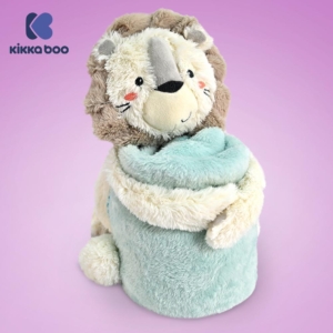 KikkaBoo Baby ćebence sa plišanom igračkom 70x100 Jungle King KikkaBoo Baby ćebence sa plišanom igračkom 70x100 Jungle King - Slika 3