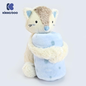 KikkaBoo Baby ćebence sa plišanom igračkom 70x100 Little Fox KikkaBoo Baby ćebence sa plišanom igračkom 70x100 Little Fox - Slika 1