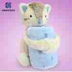 KikkaBoo Baby ćebence sa plišanom igračkom 70x100 Little Fox KikkaBoo Baby ćebence sa plišanom igračkom 70x100 Little Fox - Slika 3