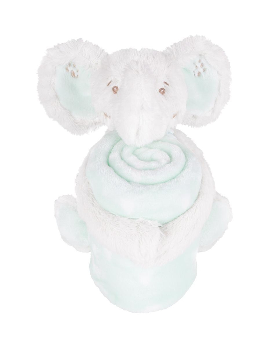 KikkaBoo Baby ćebence sa plišanom igračkom 70x100 Elephant Time