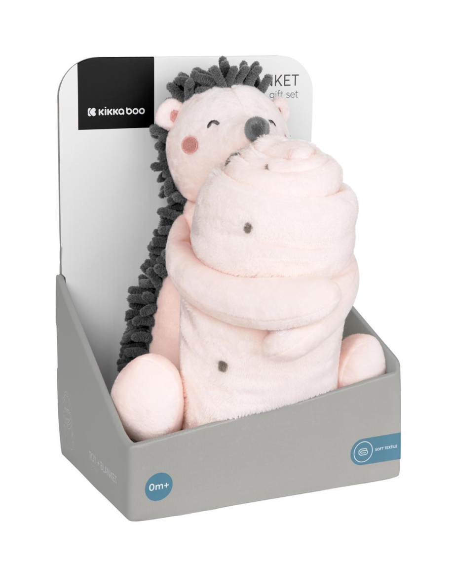 KikkaBoo Baby ćebence sa plišanom igračkom 70x100 Hedge Hugs KikkaBoo Baby ćebence sa plišanom igračkom 70x100 Hedge Hugs