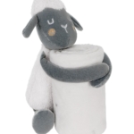 KikkaBoo Baby ćebence sa plišanom igračkom 70x100 Sleepy Sheep