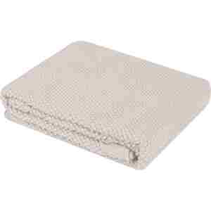 KikkaBoo Pleteno baby ćebence 75x100 Dream Big Beige