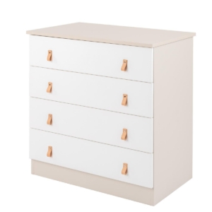 KikkaBoo Drvena komoda Elon beige KikkaBoo Drvena komoda Elon beige - Slika 1