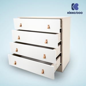 KikkaBoo Drvena komoda Elon beige KikkaBoo Drvena komoda Elon beige - Slika 3