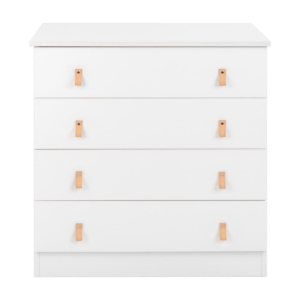 KikkaBoo Drvena komoda Elon white - Slika 2