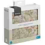 KikkaBoo Dvoslojno baby ćebence od muslina 100x100 Secret Garden Beige - Slika 1