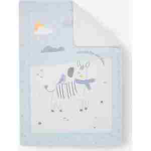 KikkaBoo Super soft sherpa baby ćebence 80x110 Stripy Friends - Slika 1