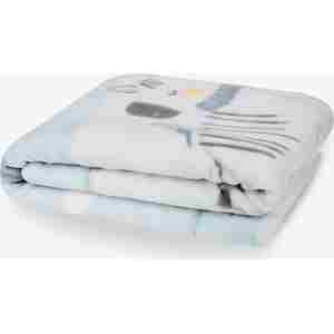 KikkaBoo Super soft sherpa baby ćebence 80x110 Stripy Friends - Slika 2