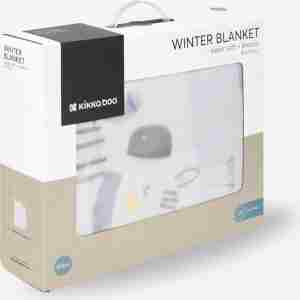 KikkaBoo Super soft sherpa baby ćebence 80x110 Stripy Friends - Slika 3