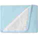 KikkaBoo Pleteno dvostrano baby ćebence sherpa 75x100 Dream Big Blue - Slika 2