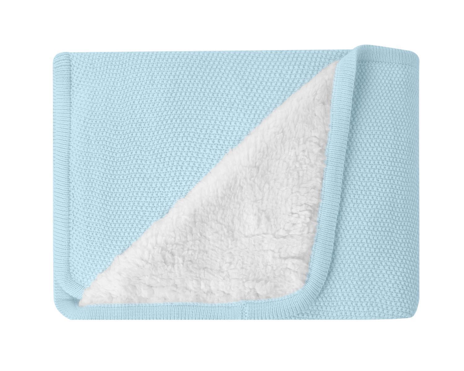 KikkaBoo Pleteno dvostrano baby ćebence sherpa 75x100 Dream Big Blue KikkaBoo Pleteno dvostrano baby ćebence sherpa 75x100 Dream Big Blue