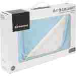 KikkaBoo Pleteno dvostrano baby ćebence sherpa 75x100 Dream Big Blue - Slika 3