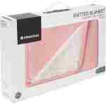 KikkaBoo Pleteno dvostrano baby ćebence sherpa 75x100 Dream Big Pink - Slika 3