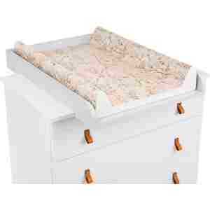 KikkaBoo Tvrda podloga za povijanje 80x50cm Secret Garden Beige - Slika 3