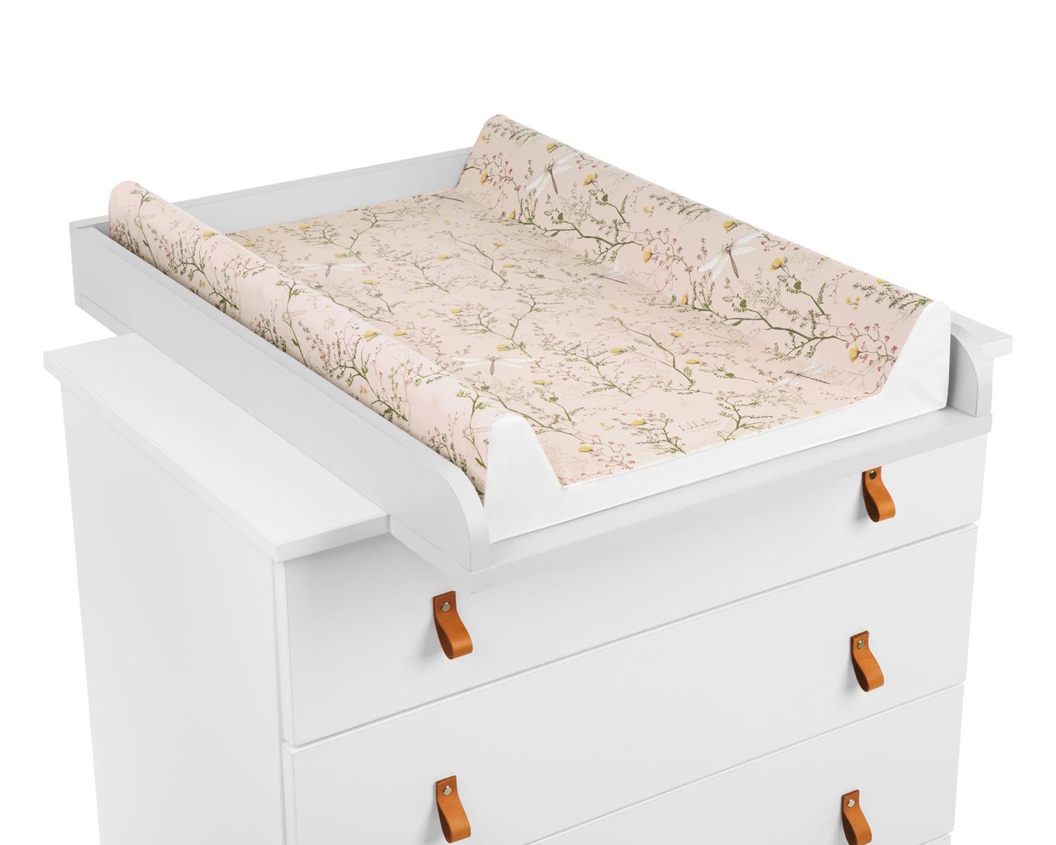 KikkaBoo Tvrda podloga za povijanje 80x50cm Secret Garden Beige