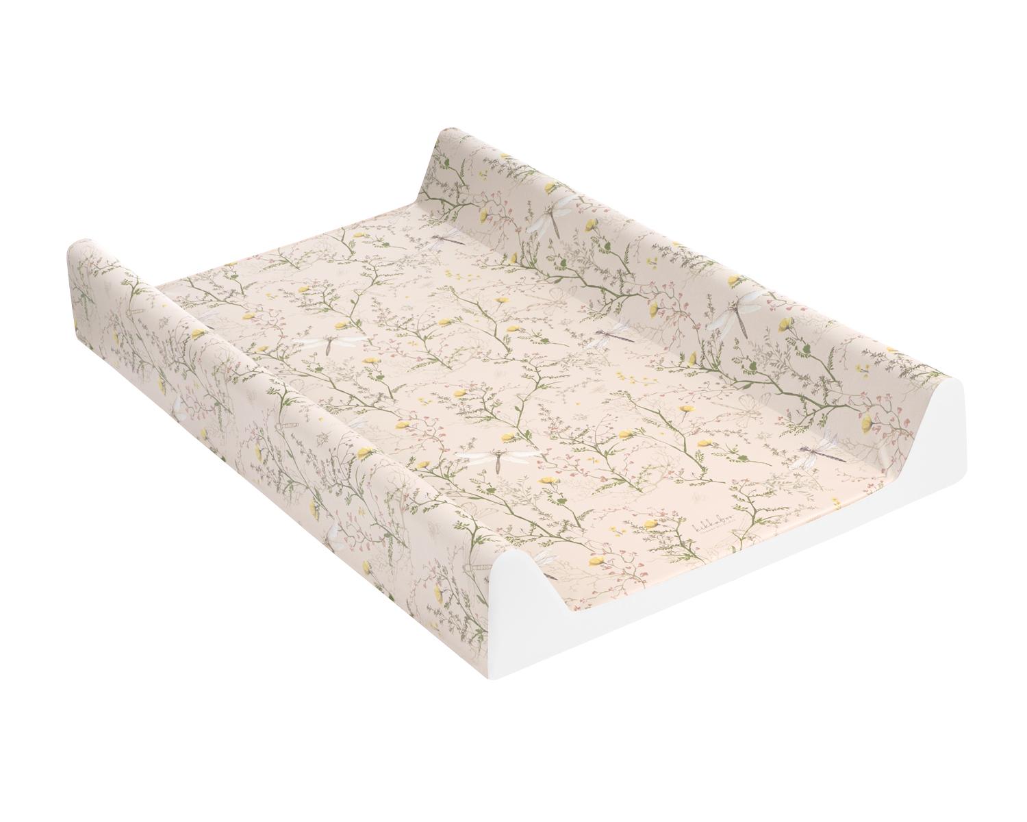 KikkaBoo Tvrda podloga za povijanje 80x50cm Secret Garden Beige