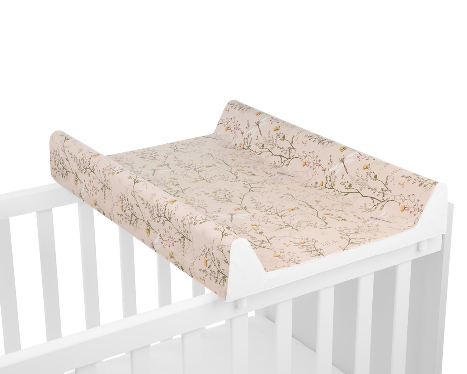 KikkaBoo Tvrda podloga za povijanje 80x50cm Secret Garden Beige