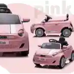 Fiat 500 licenciran-na akumulator pink 237-90 - Slika 2