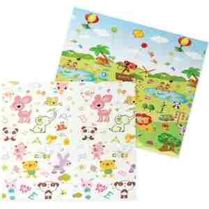 Nesklopivi D&B tepih od pene Zoo180x200x1 cm Nesklopivi D&B tepih od pene Zoo180x200x1 cm
