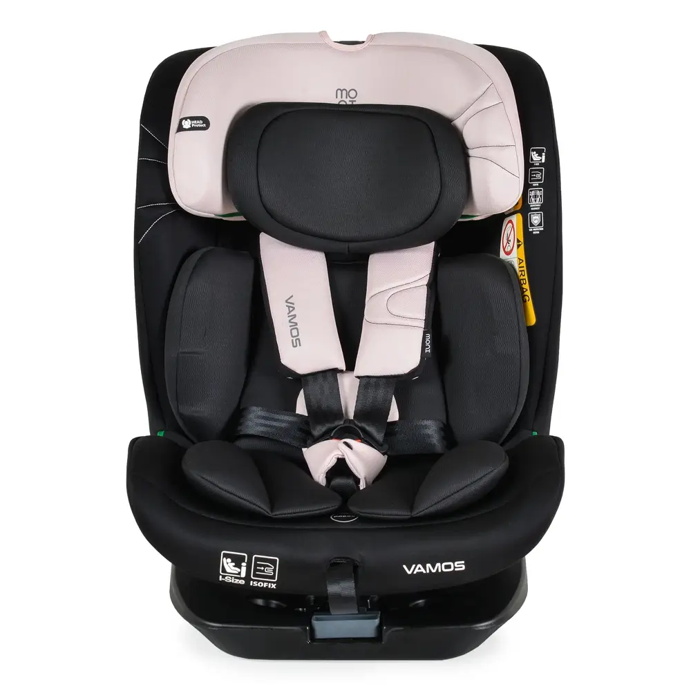 Moni Auto sedište za decu Vamos 40-150cm – Baby Pink 1