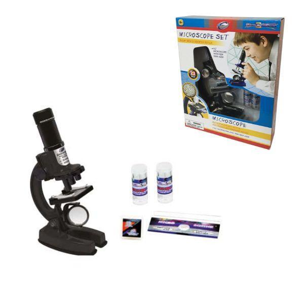 MIKROSKOP SET 23PCS 100/200/450X CRNI 95/21352