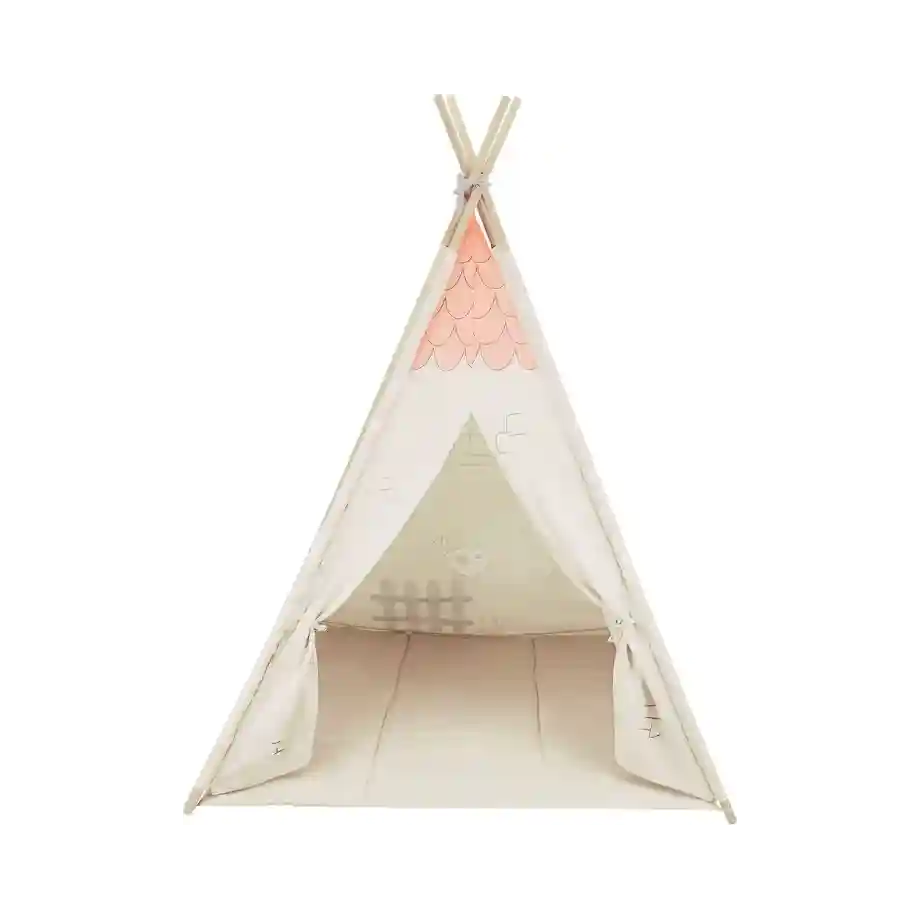 kikka boo house drveni sator sa prostirkom beige 0m 6846c854c99fe 1